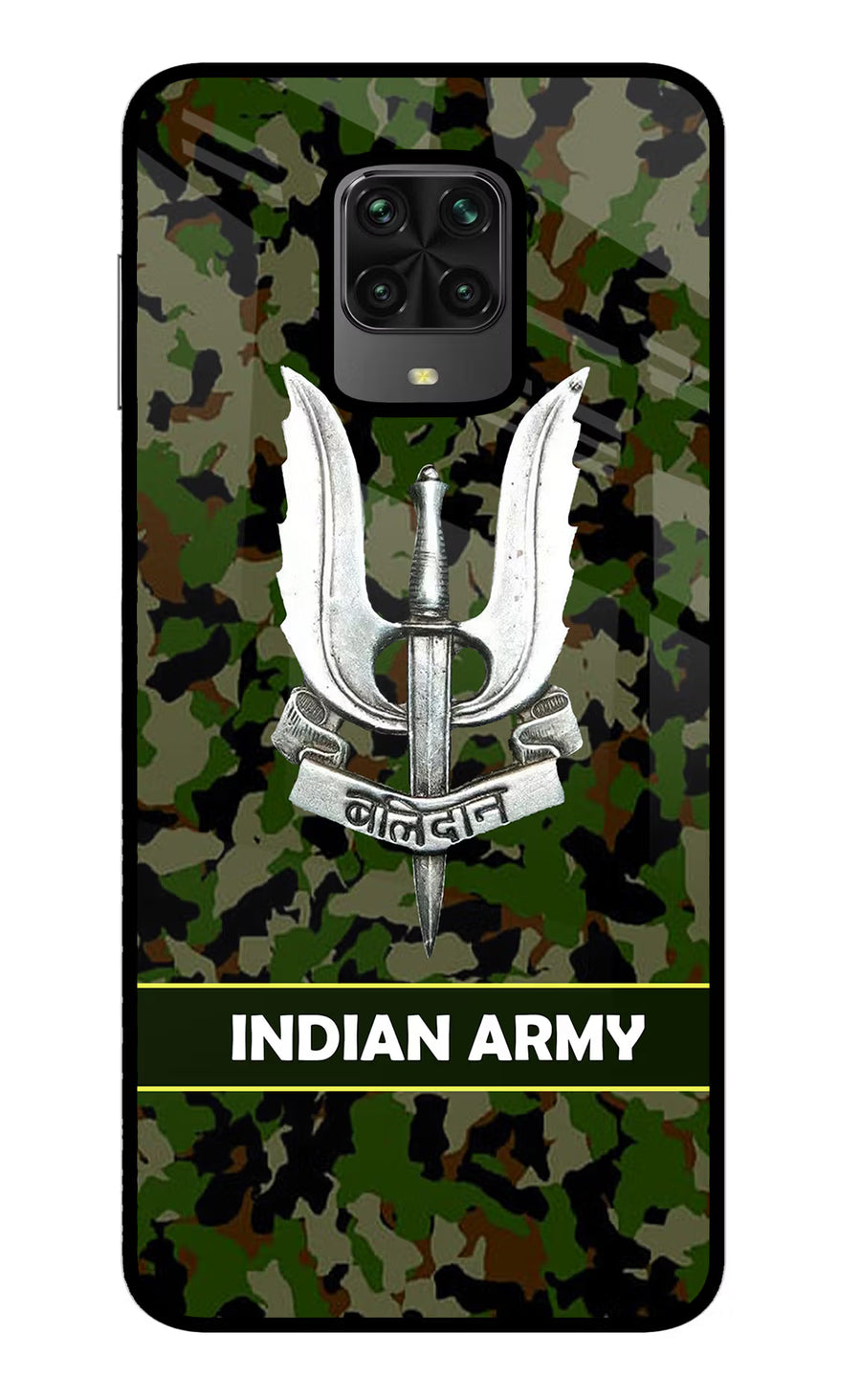 Balidan Indian Logo Poco M2 Pro Back Cover, Metal case