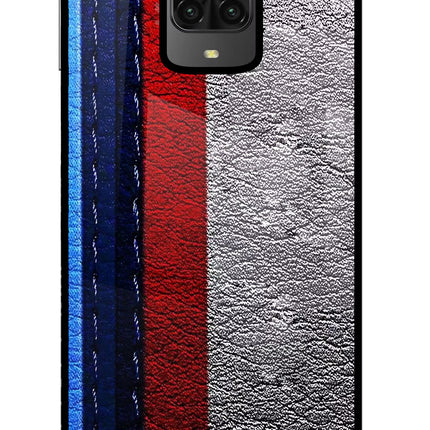 BMW Stripes Poco M2 Pro Glass Case