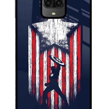 Captain America Marvel Art Poco M2 Pro Glass Case