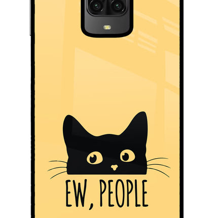 Ew People Catitude Poco M2 Pro Glass Case