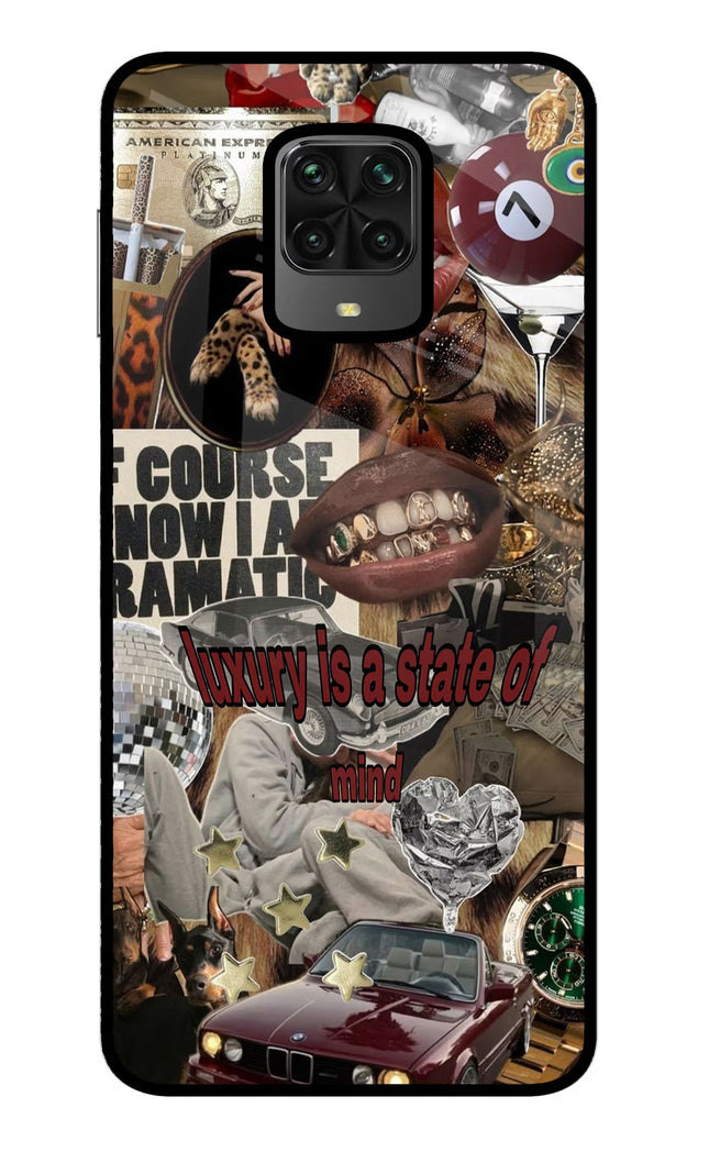 Luxury Poco M2 Pro Glass Case