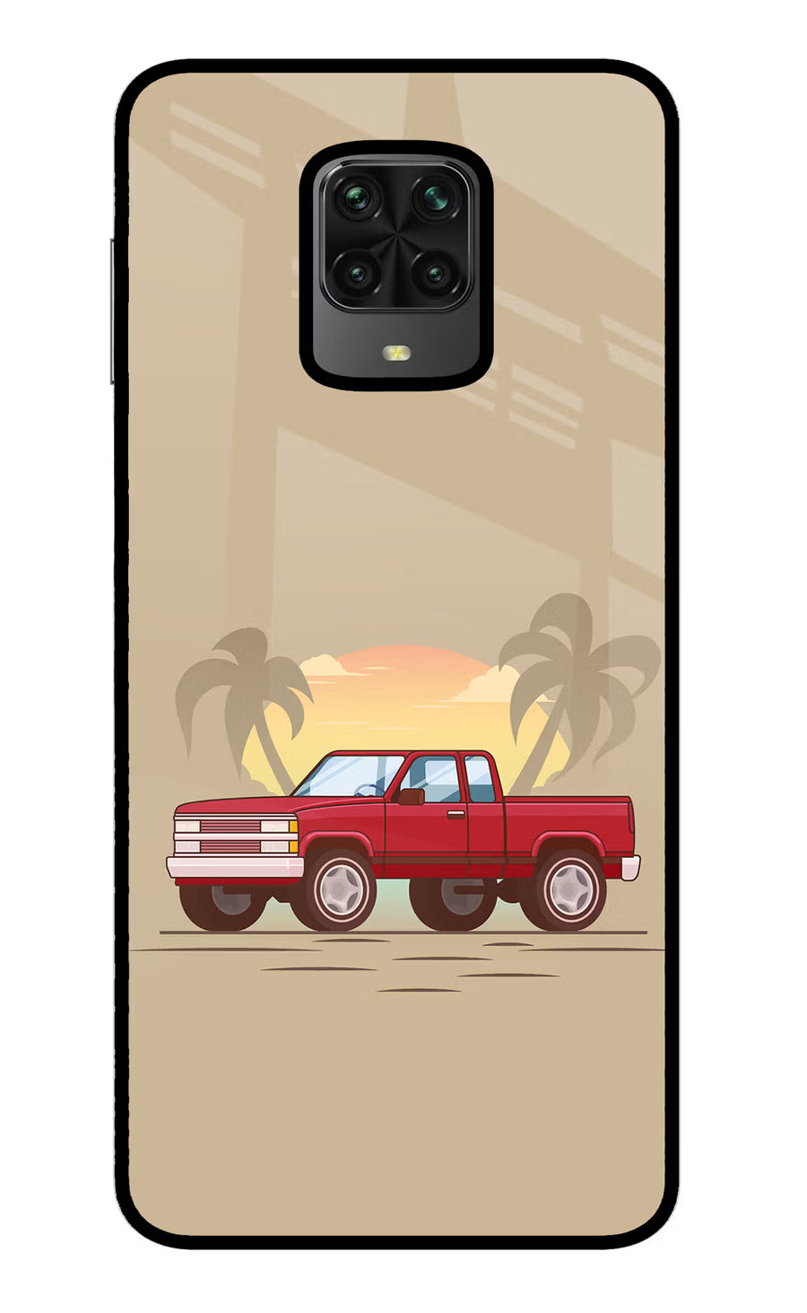 Desert Classic Drive Poco M2 Pro Back Cover, Metal case