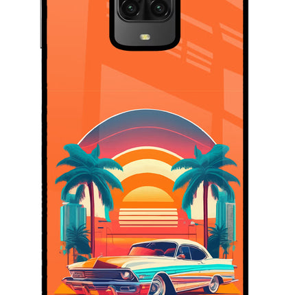 Palm Drive 80s Poco M2 Pro Glass Case