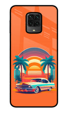 Palm Drive 80s Poco M2 Pro Glass Case