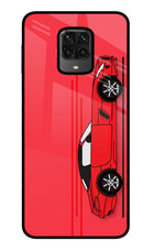 Red Velocity Poco M2 Pro Glass Case Back Cover by Casekaro