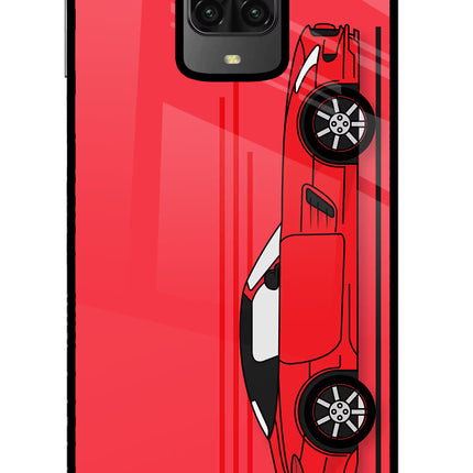 Red Velocity Poco M2 Pro Glass Case
