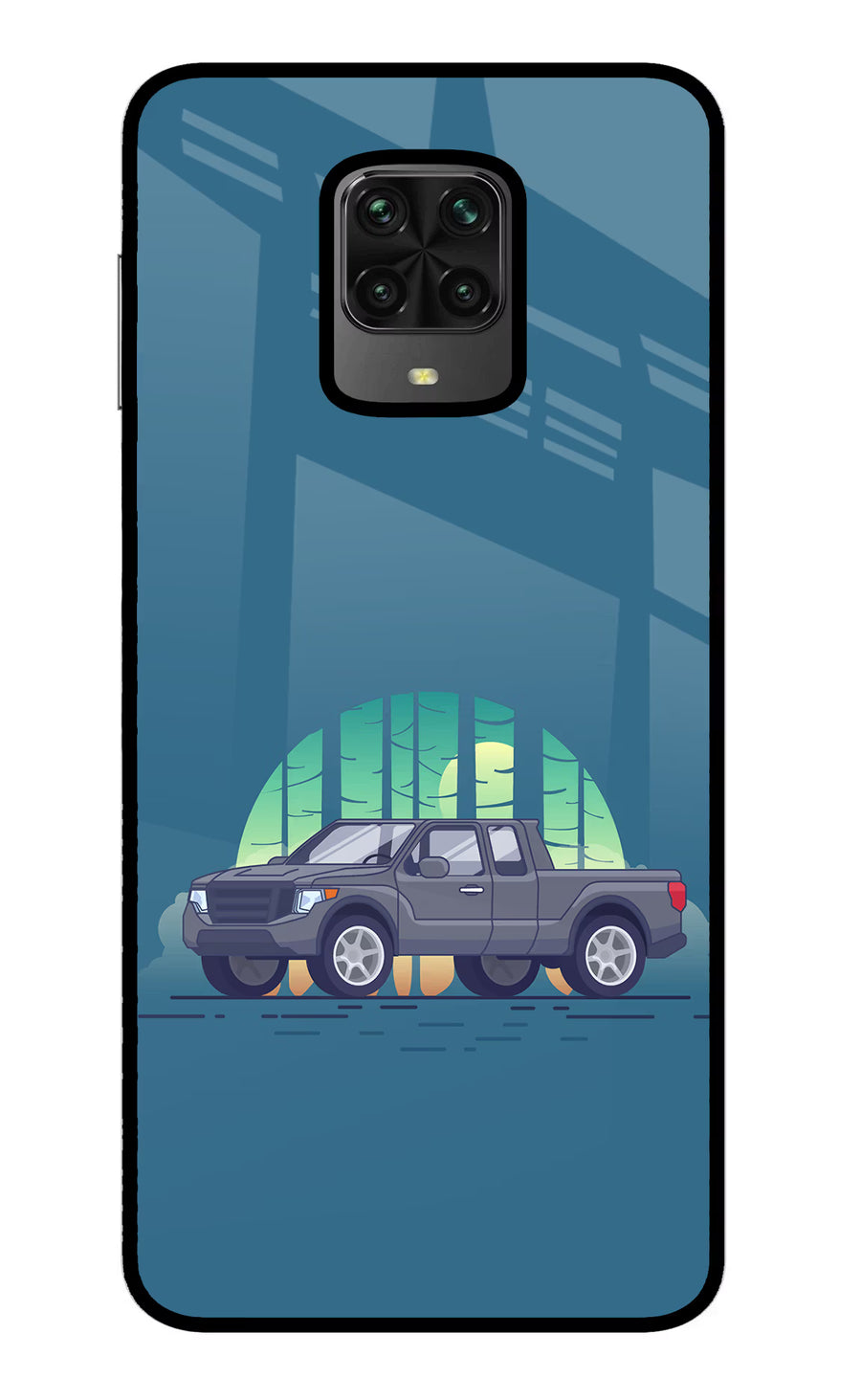 Retro Garage Vibe Poco M2 Pro Back Cover, Metal case