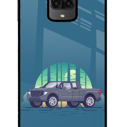 Retro Garage Vibe Poco M2 Pro Glass Case