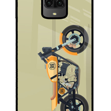 Vertical Speedster Poco M2 Pro Glass Case