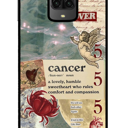Cancer Zodiac Poco M2 Pro Glass Case