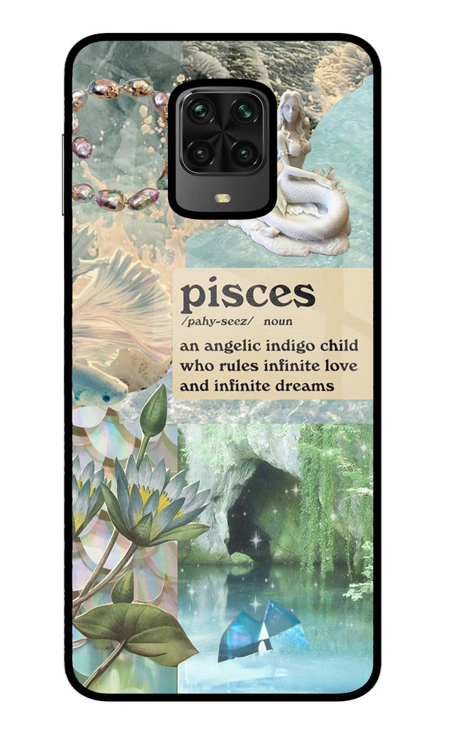 Pisces Zodiac Poco M2 Pro Glass Case