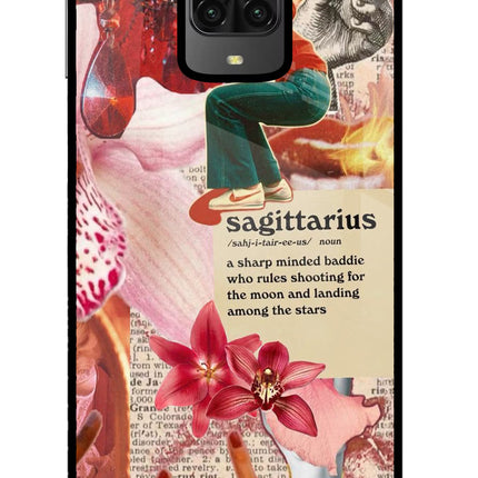 Sagittarius Zodiac Poco M2 Pro Glass Case
