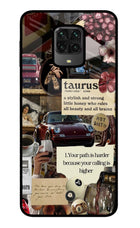 Taurus Zodiac Poco M2 Pro Glass Case