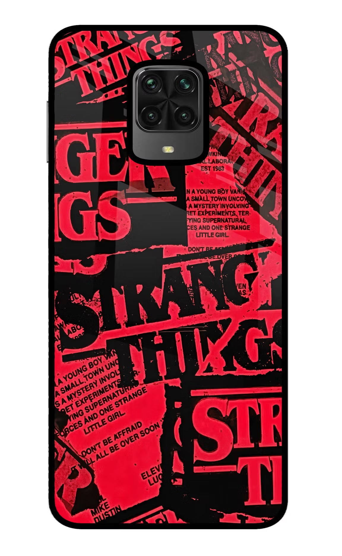 Ordinary Things Poco M2 Pro Glass Case Back Cover by Casekaro