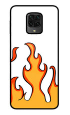 Fired Up – White Poco M2 Pro Glass Case
