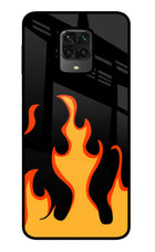Fired Up – Black Poco M2 Pro Glass Case