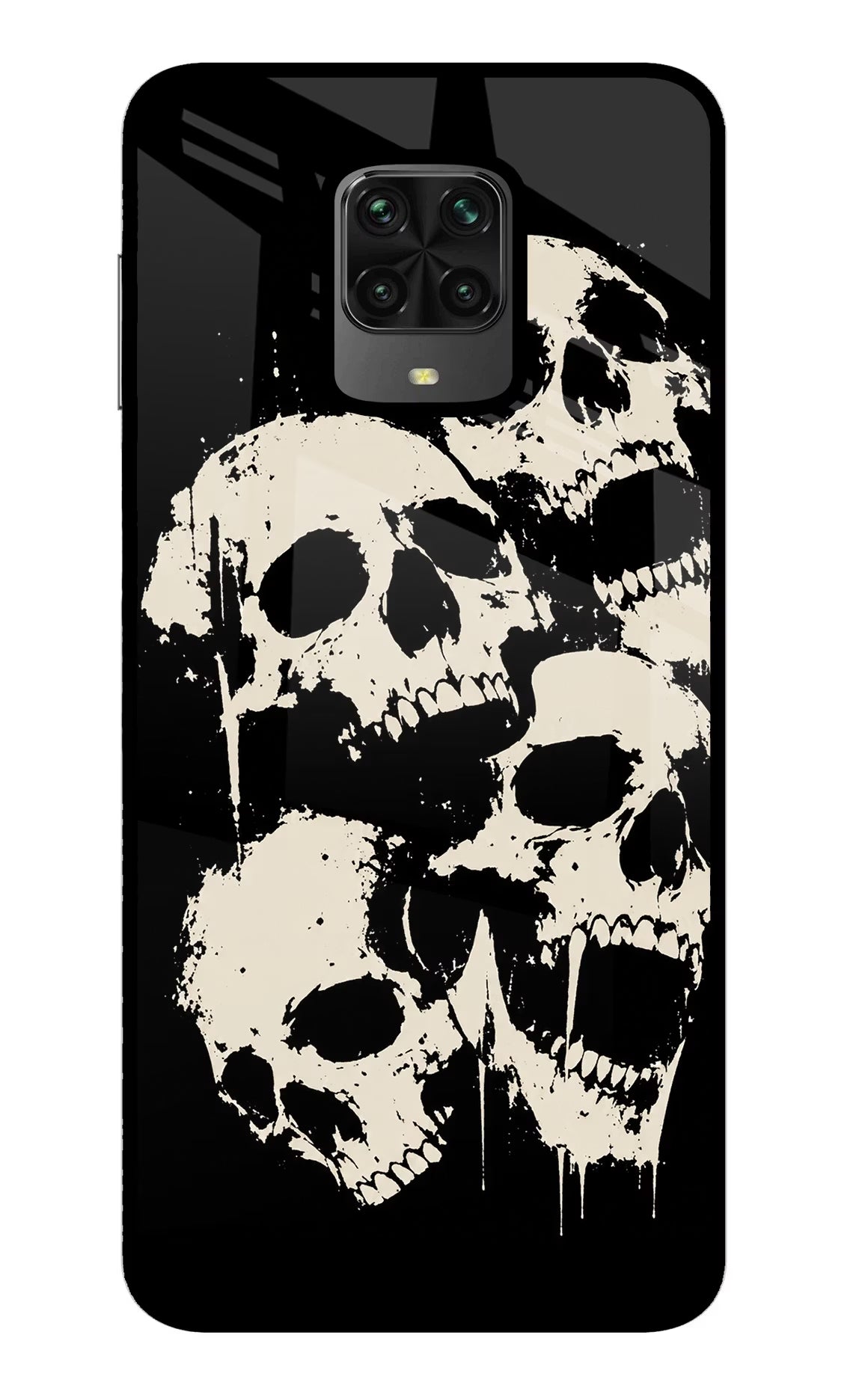 Dead Stack Poco M2 Pro Glass Case Back Cover by Casekaro