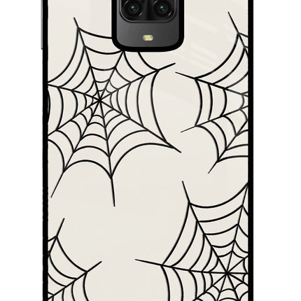 Spider Web Poco M2 Pro Glass Case