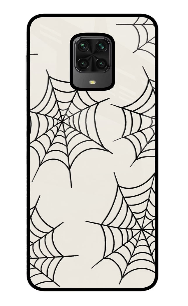 Spider Web Poco M2 Pro Glass Case