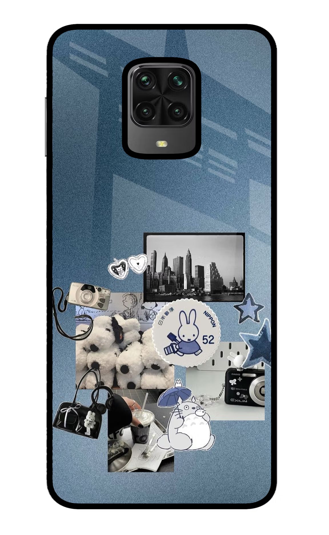 Miffy Poco M2 Pro Glass Case Back Cover by Casekaro