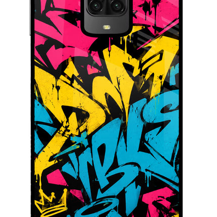 Graffiti Vibe Poco M2 Pro Glass Case