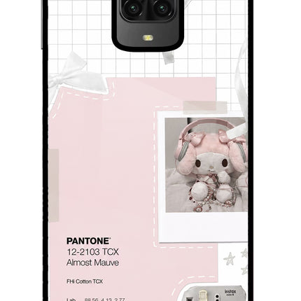 Pantone Asthetic Poco M2 Pro Glass Case