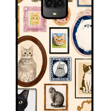 Mirror Cats Poco M2 Pro Glass Case