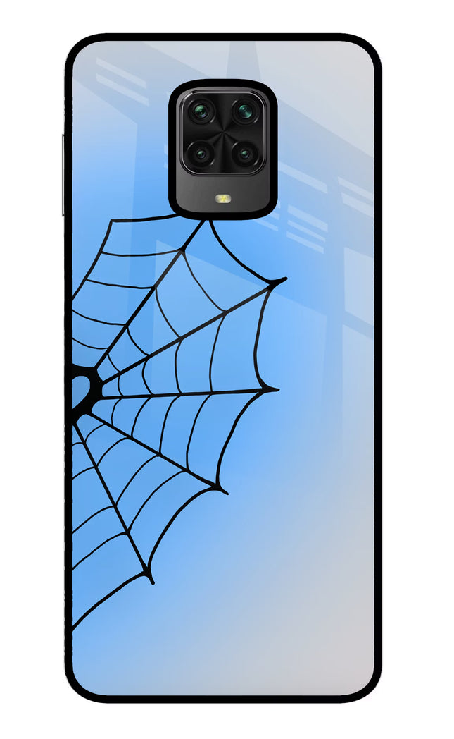 Blue Web Poco M2 Pro Glass Case