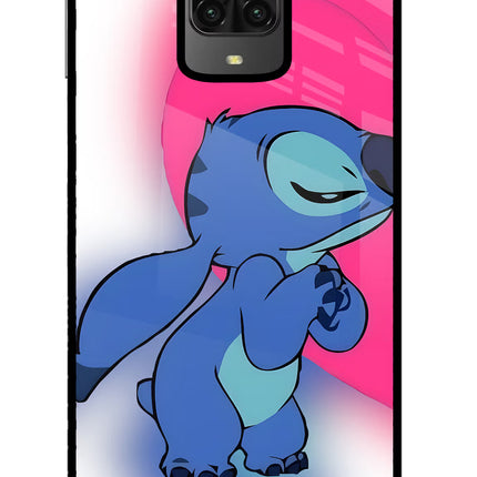 Stitch Hug Poco M2 Pro Glass Case