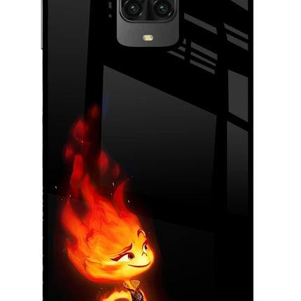 Ember Flame Poco M2 Pro Glass Case