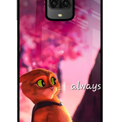 Always Cat Poco M2 Pro Glass Case
