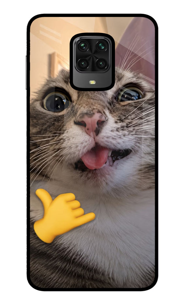 Silly Cat Call Poco M2 Pro Glass Case