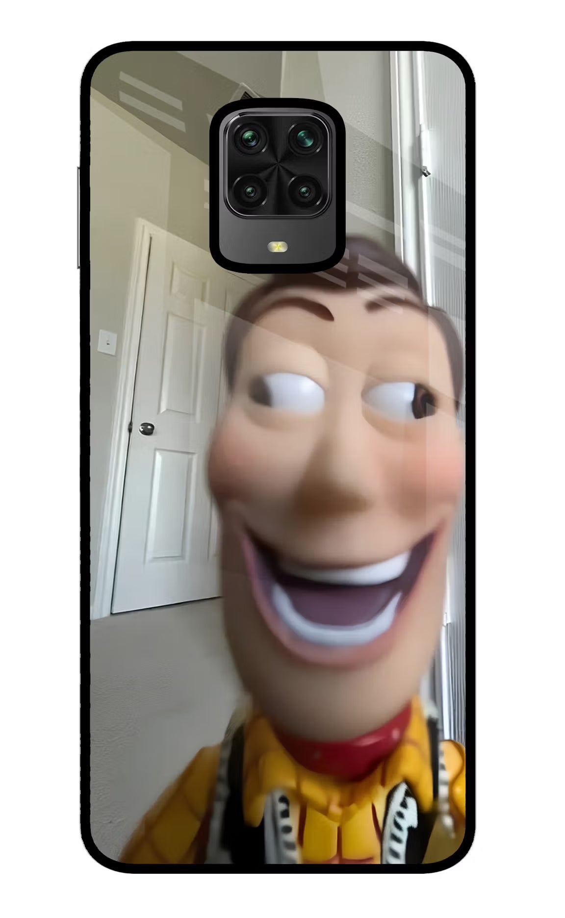 Side Eye Woody Poco M2 Pro Glass Case