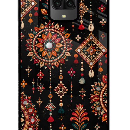 Boho Noir Poco M2 Pro Glass Case