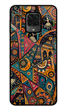 Folk Print Poco M2 Pro Glass Case