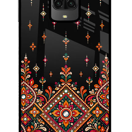 Noir Mehfil Poco M2 Pro Glass Case