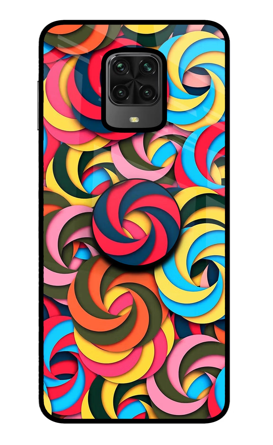 Spiral Pattern Poco M2 Pro Pop Case by Casekaro