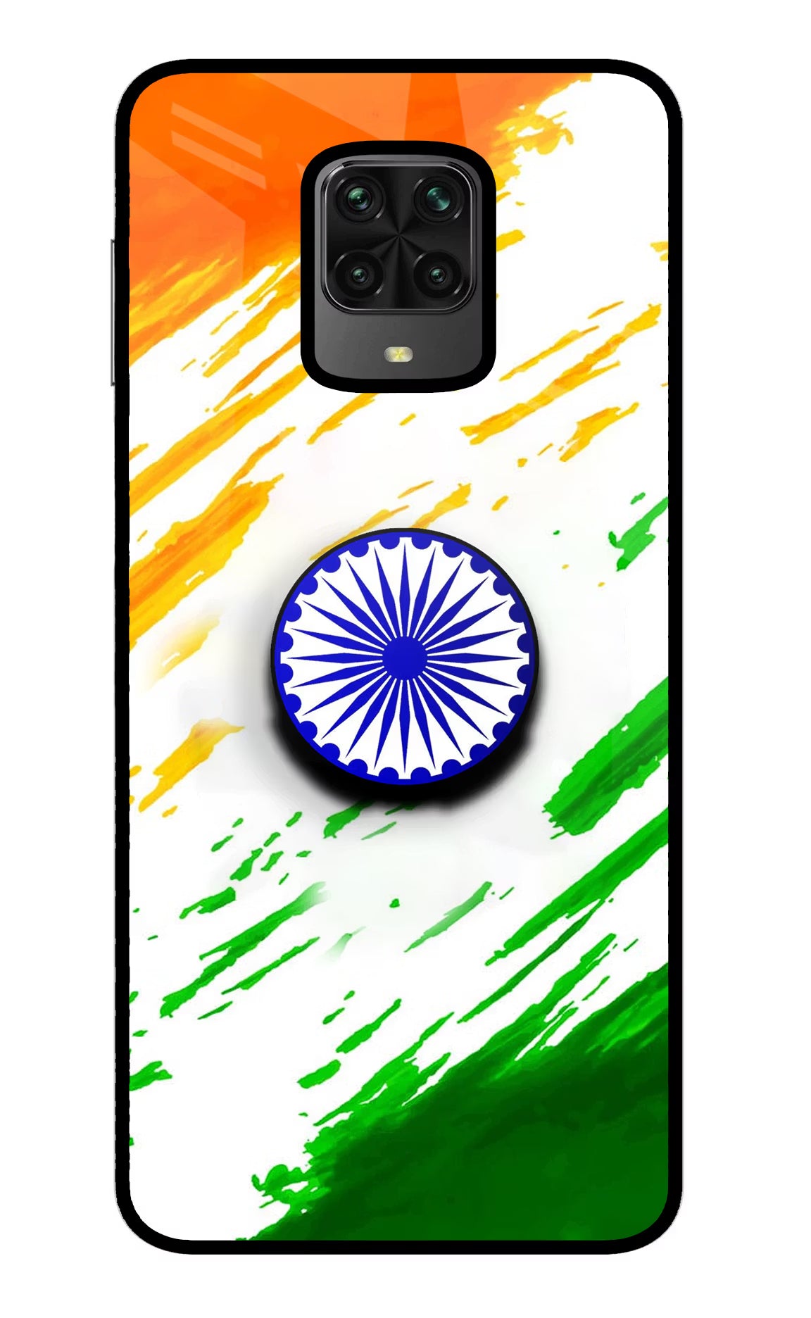 Indian Flag Ashoka Chakra Poco M2 Pro Pop Case by Casekaro