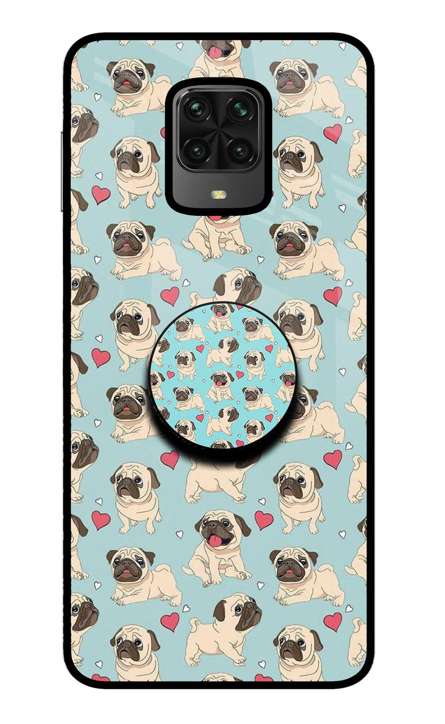 Pug Dog Poco M2 Pro Pop Case, Metal case