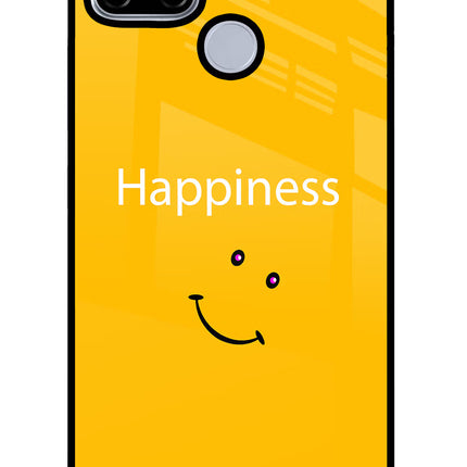 Happiness With Smiley Realme C12/Narzo 20 Glass Case