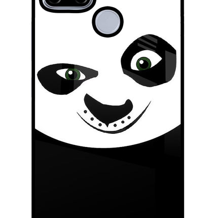Panda Realme C12/Narzo 20 Glass Case Back Cover by Casekaro