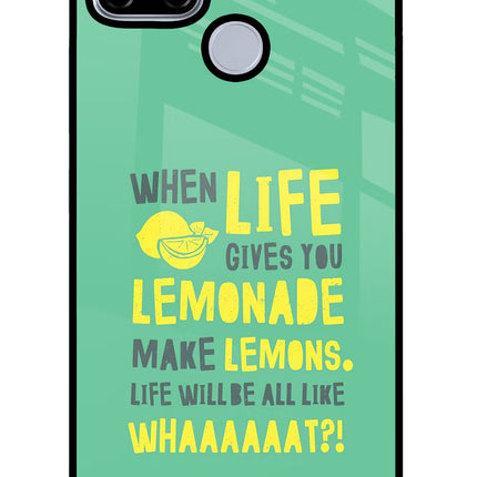 Quote Realme C12/Narzo 20 Glass Case