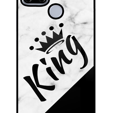 King Realme C12/Narzo 20 Glass Case Back Cover by Casekaro