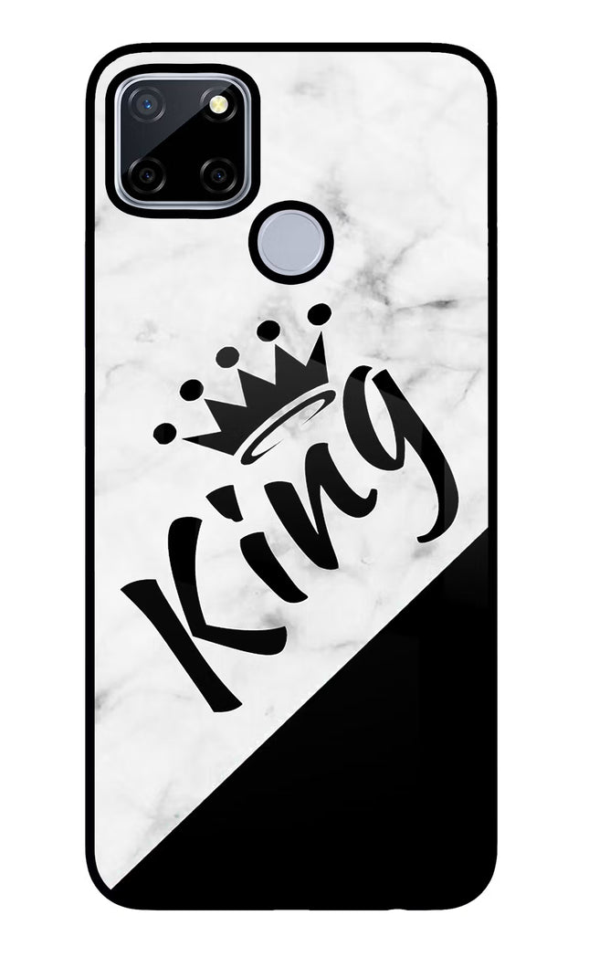 King Realme C12/Narzo 20 Glass Case Back Cover by Casekaro