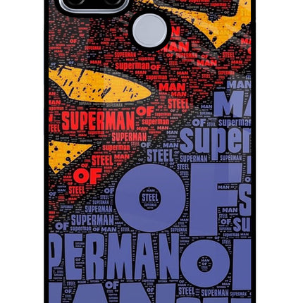 Superman Realme C12/Narzo 20 Glass Case Back Cover by Casekaro