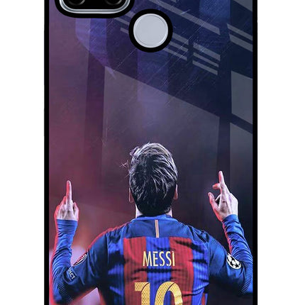 Messi Realme C12/Narzo 20 Glass Case