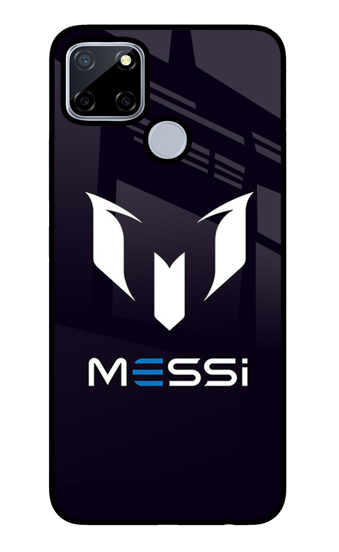 Messi Logo Realme C12/Narzo 20 Glass Case