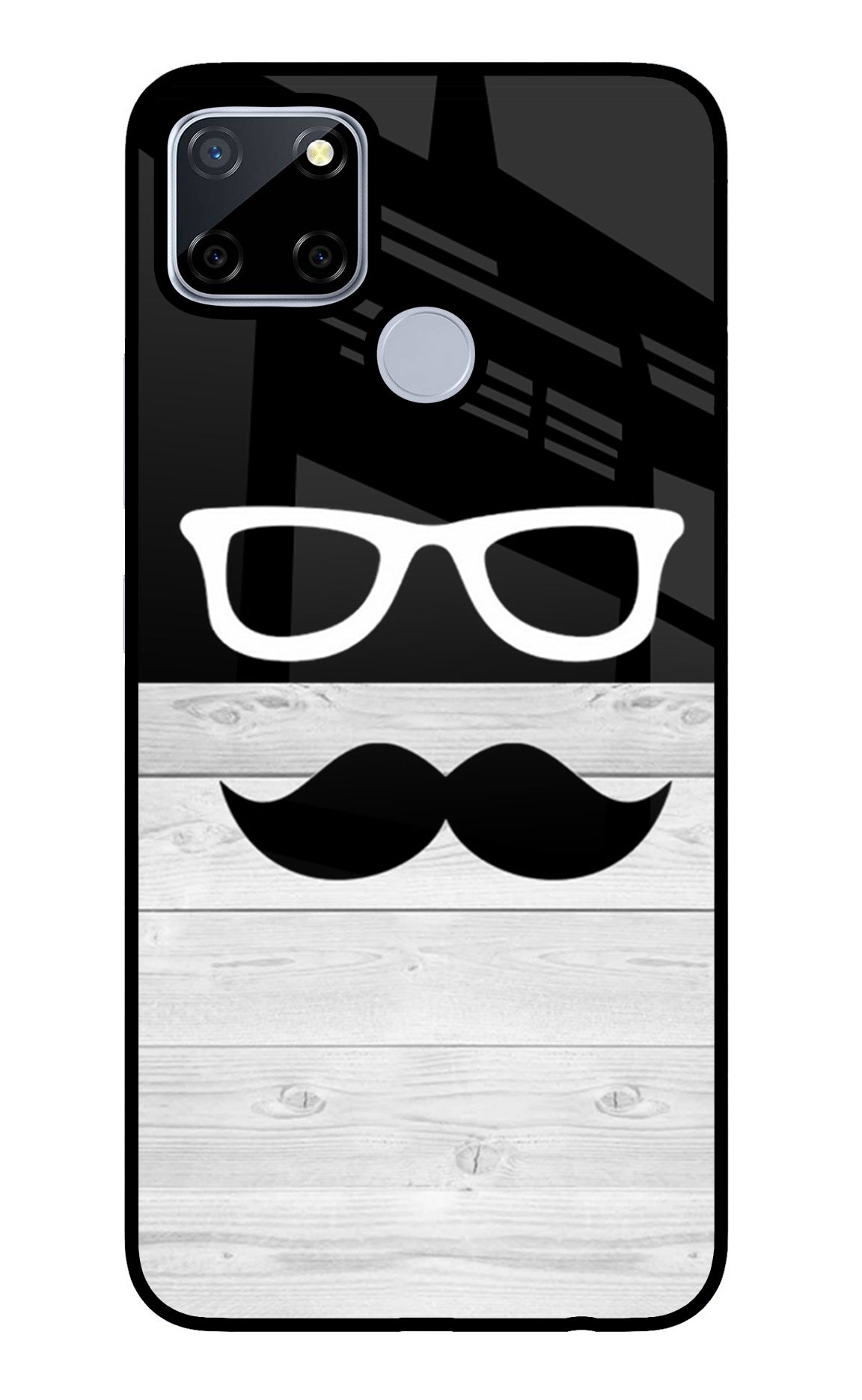 Mustache Realme C12/Narzo 20 Glass Case