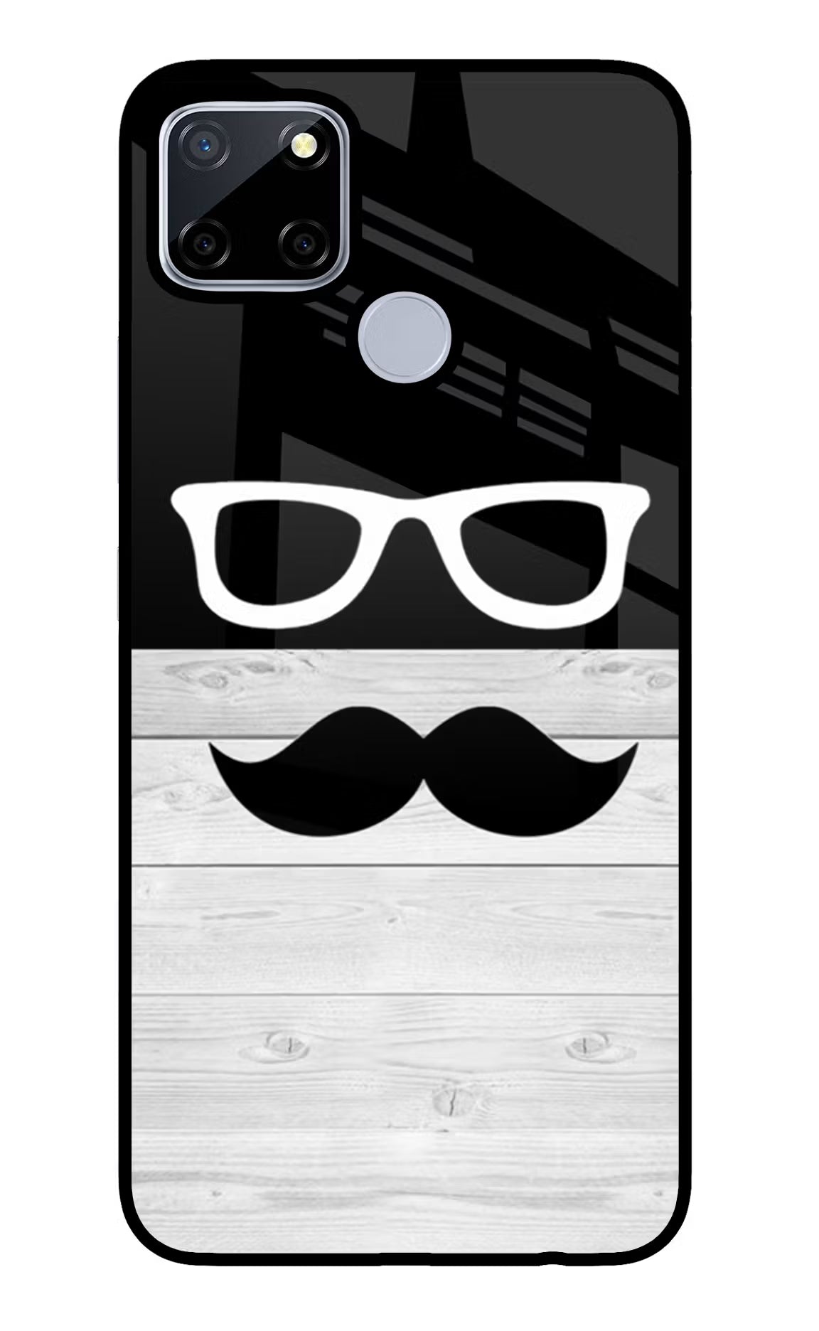 Mustache Realme C12/Narzo 20 Glass Case