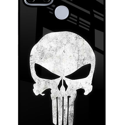 Punisher Skull Realme C12/Narzo 20 Glass Case